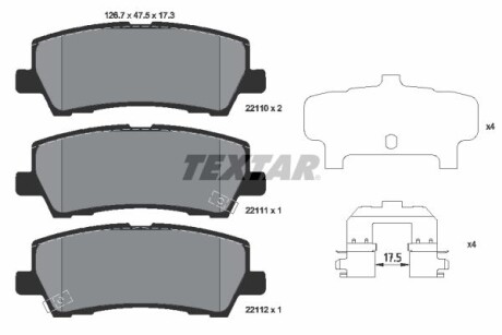 Pc pads - (1936688, 2043641, 2044152) TEXTAR 2211001