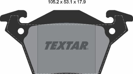 Фото 3 - Тормозные колодки TEXTAR 2302001