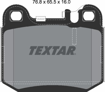 Фото 5 - Тормозные колодки TEXTAR 2315702
