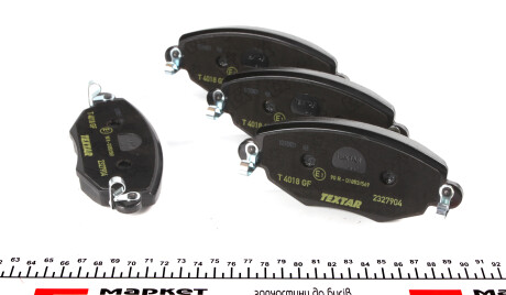 Фото 3 - Тормозные колодки TEXTAR 2327904