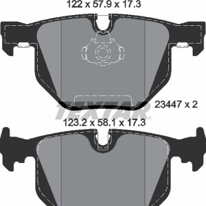 Фото 5 - Тормозные колодки TEXTAR 2344702