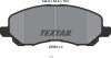 Колодки тормозные (передние) Jeep Compass/ Patriot 06- R17'' (Akebono) - TEXTAR 2358403 (фото 4)