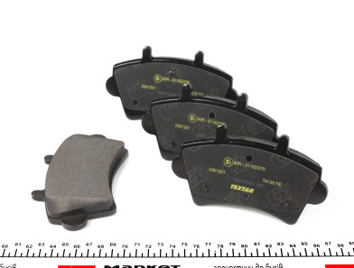 Фото 2 - Тормозные колодки TEXTAR 2361301