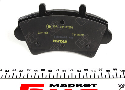 Фото 3 - Тормозные колодки TEXTAR 2361301