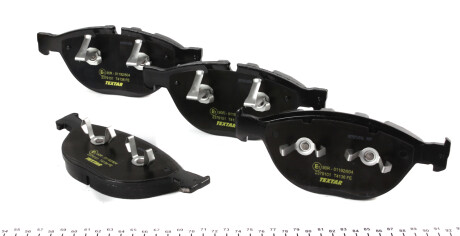 Фото 2 - Гальмівні колодки TEXTAR 2379101