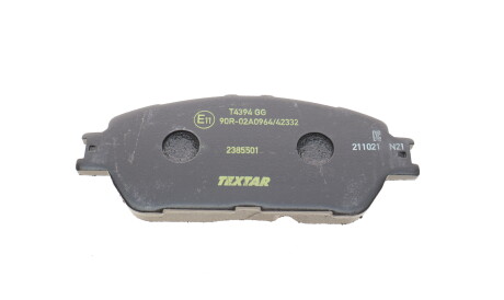 Фото 2 - Гальмівні колодки TEXTAR 2385501