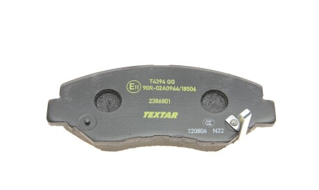 Фото 2 - Гальмівні колодки TEXTAR 2386801