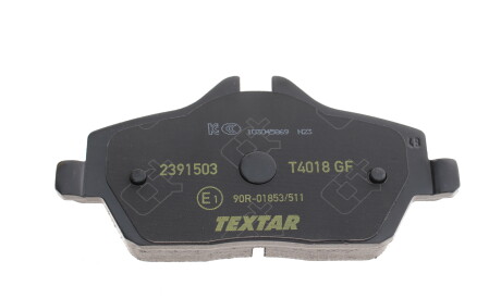 Фото 3 - Гальмівні колодки TEXTAR 2391503