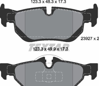 Фото 7 - Тормозные колодки TEXTAR 2392701