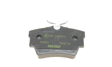 Фото 2 - Тормозные колодки TEXTAR 2398001