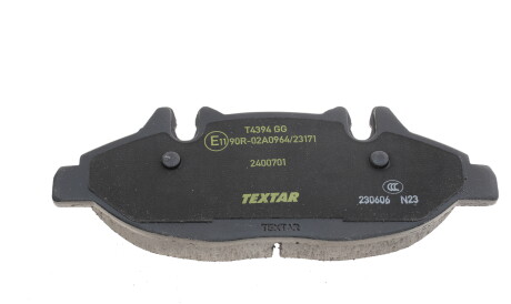 Фото 3 - Гальмівні колодки TEXTAR 2400701