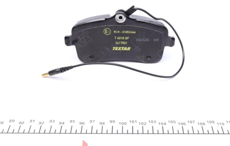 Фото 3 - Гальмівні колодки TEXTAR 2417501