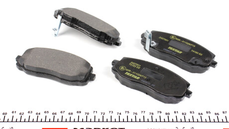 Фото 3 - Гальмівні колодки TEXTAR 2427501