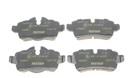 Фото 3 - Тормозные колодки TEXTAR 2428901