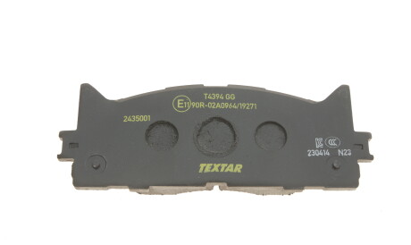 Фото 3 - Гальмівні колодки TEXTAR 2435001
