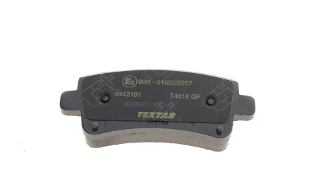 Фото 3 - Тормозные колодки TEXTAR 2442101