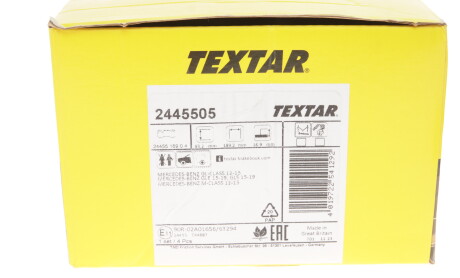 Фото 8 - Тормозные колодки TEXTAR 2445505