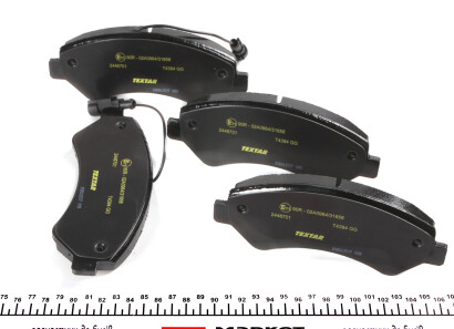 Фото 3 - Гальмівні колодки TEXTAR 2446701