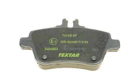 Фото 2 - Гальмівні колодки TEXTAR 2484803