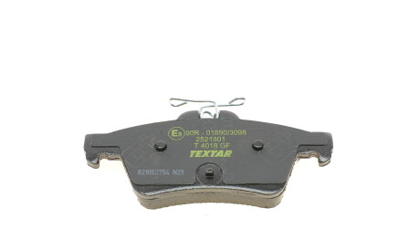 Фото 3 - Тормозные колодки TEXTAR 2521801