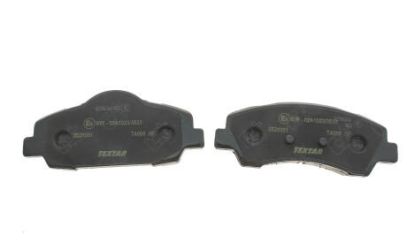 Фото 3 - Тормозные колодки TEXTAR 2525001