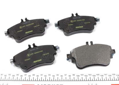 Фото 2 - Гальмівні колодки TEXTAR 2532601