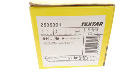 Фото 3 - Гальмівні колодки TEXTAR 2535301