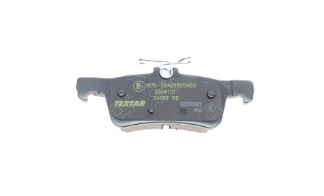Фото 4 - Гальмівні колодки TEXTAR 2584101