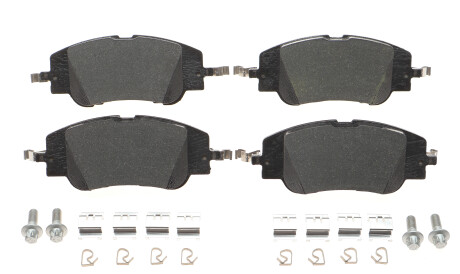 Комплект гальмівних колодок передн (з комплектуючими), DS DS 3 / DS 3 ALFA ROMEO JUNIOR CITROEN C3 IV, C4 III, C4 X FIAT 600E / 600 JEEP AVENGER OPEL CORSA F 1.2-Electric 05.19- - TEXTAR 2662001