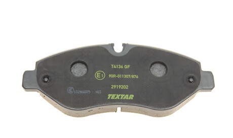 Фото 2 - Гальмівні колодки TEXTAR 2919202