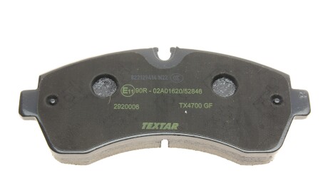 Фото 3 - Тормозные колодки TEXTAR 2920006
