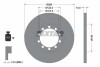 Тормозной диск - ((1371420, 1464031, 6C112A315AB, 6C112A315AA)) TEXTAR 92152000 (фото 1)