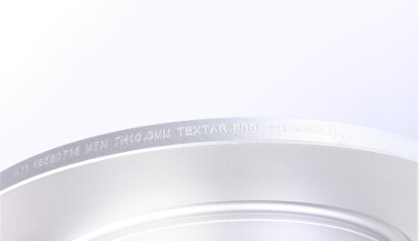 Фото 3 - Гальмівний диск TEXTAR 92176503