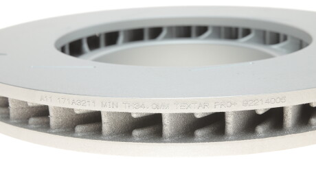 Фото 3 - Гальмівний диск TEXTAR 92214005