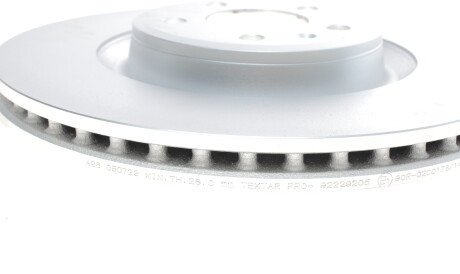 Фото 2 - Гальмівний диск TEXTAR 92229205