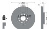 Диск гальмівний (передній) VW Sharan 10-/Skoda Kodiaq/Tiguan 16- (314x30) PRO+ - (1K0615301AJ, 3QD615301, 5QF615301A) TEXTAR 92232405 (фото 1)