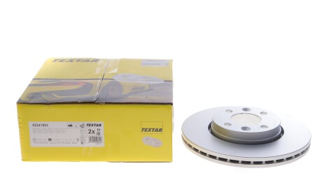 Фото 5 - Гальмівний диск TEXTAR 92241503