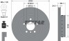 Диск гальмівний передн Лів/Прав BMW 5 (F10), 5 (F11), X1 (F48) 1.5-3.0D 06.09-06.22 - ((34106883506, 34116794429, 34116896652, 6794429, 6883506)) TEXTAR 92265825 (фото 4)