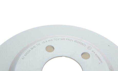 Фото 5 - Тормозной диск TEXTAR 92265925