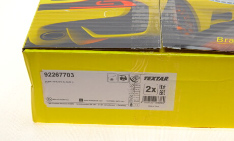 Фото 7 - Тормозной диск TEXTAR 92267703