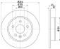 Тормозной диск - (13509119, 13597357, 13597355) TEXTAR 92275303 (фото 1)