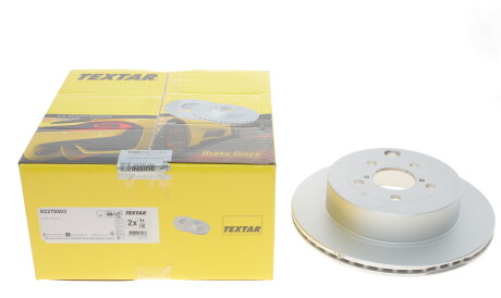 Фото 2 - Гальмівний диск TEXTAR 92278503