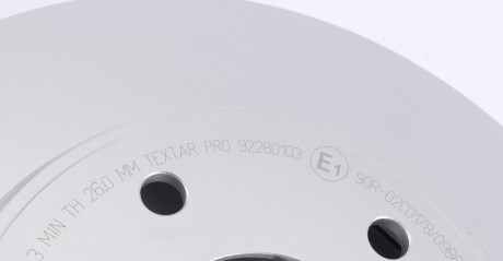 Фото 3 - Тормозной диск TEXTAR 92280103