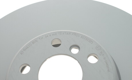 Фото 5 - Гальмівний диск TEXTAR 92290325