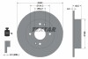 TARCZA HAMULCOWA TYL - (42510S84A50, 42510S0A000, 42510S84A52) TEXTAR 92320203 (фото 1)