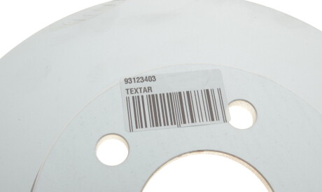 Фото 3 - Гальмівний диск TEXTAR 93123403