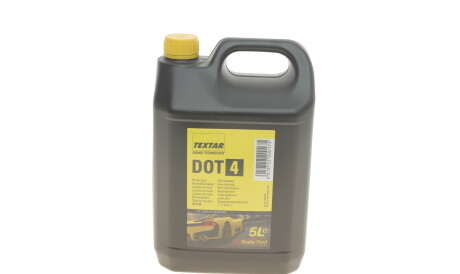 Рідина гальмівна dot 4, BRAKE FLUID, 5л - TEXTAR 95002300