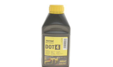 Рідина гальмівна dot 4, BRAKE FLUID, 0.5л - TEXTAR 95002400