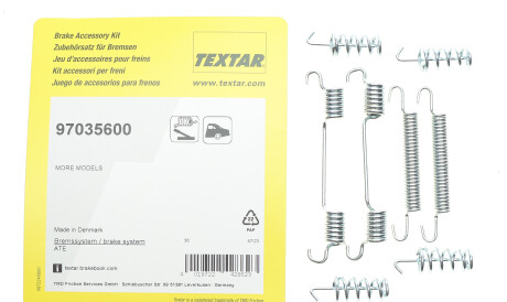 Фото 2 - Комплектуюча колодок TEXTAR 97035600