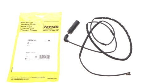 Фото 2 - Датчик зносу гальмівних колодок TEXTAR 98024000